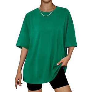 Womens Oversized Summer T Shirts Green